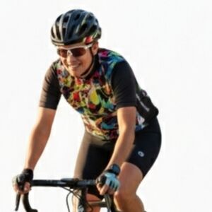 Aero Tech Designs Custom Cycling Jersey 2X-Large Abstract Print Short Sleeve